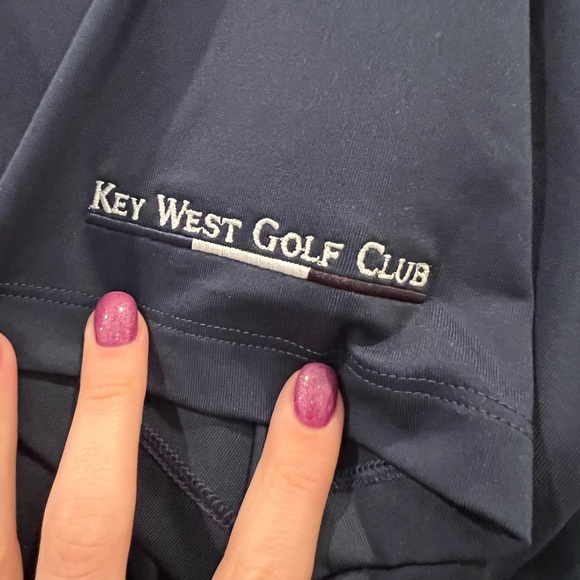 NWT Nike Golf Standard Fit Navy Blue Mens Short Polo Shirt Size XL - Picture 8 of 13